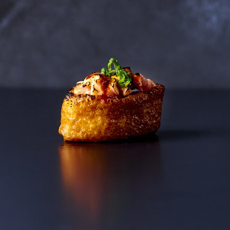 Salmon Teriyaki Aburi Tofu (Inari) 2 pcs.