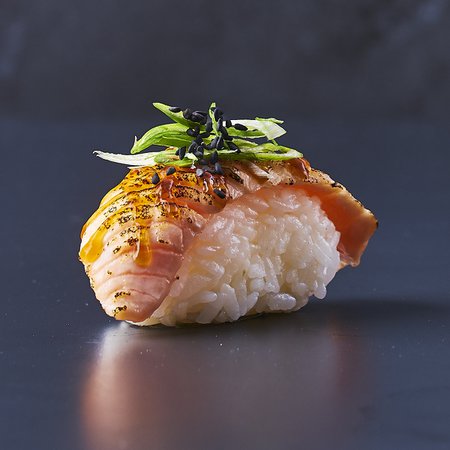 Salmon Aburi Teriyaki Nigiri 2 pcs