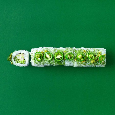 Green Shrimp Edamame Roll 8 pcs.