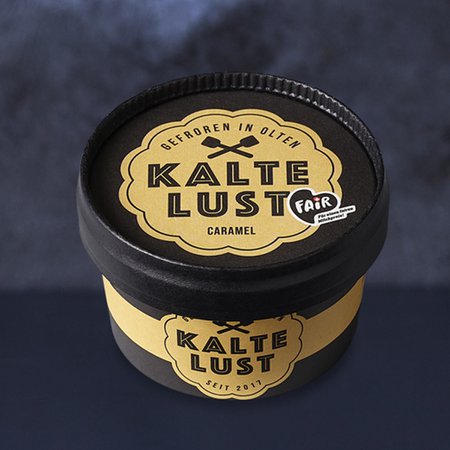 Kalte Lust Caramel with Pieces Ice Cream 70ml